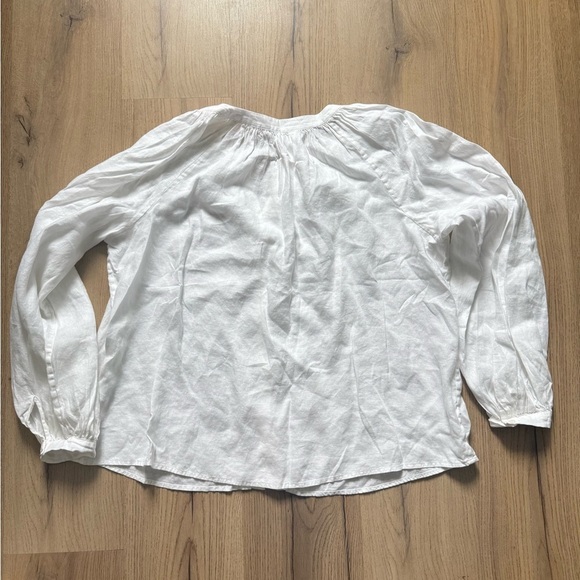Banana Republic Long Sleeve Linen Blouse - Picture 3 of 3